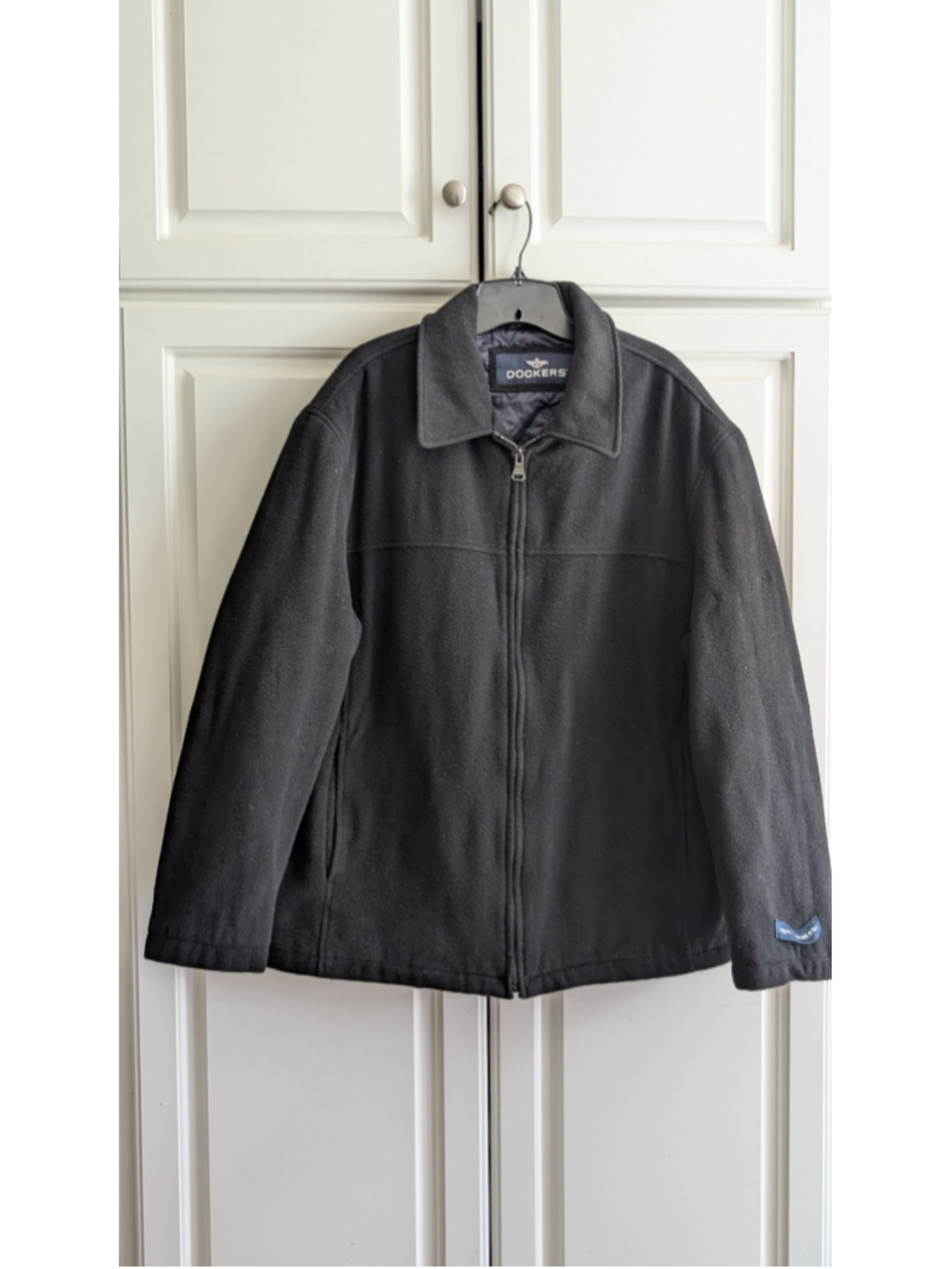 Men's Dockers Black Lightweight Jacket Size XL
